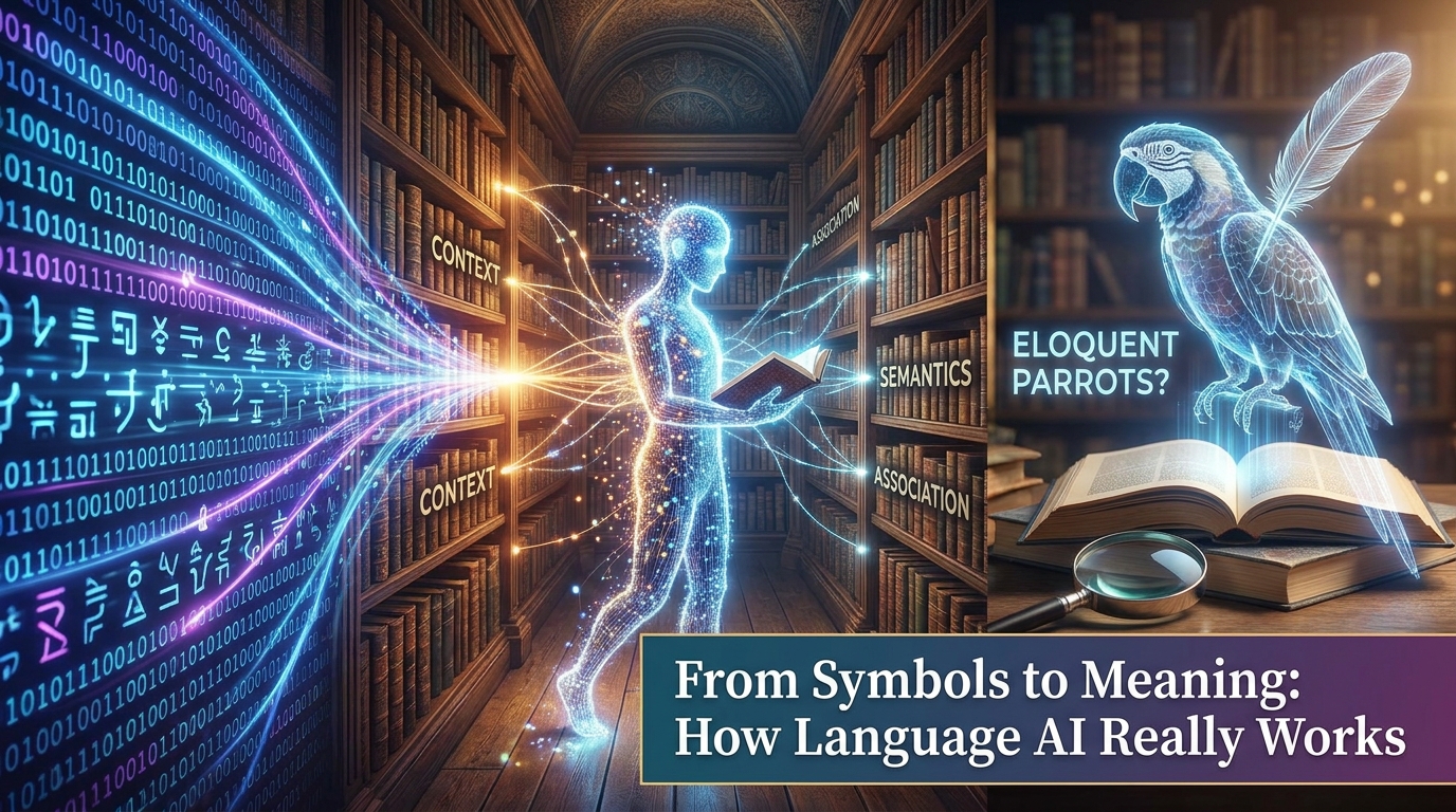 From Symbols to Meaning: How Modern Language Models Really Work