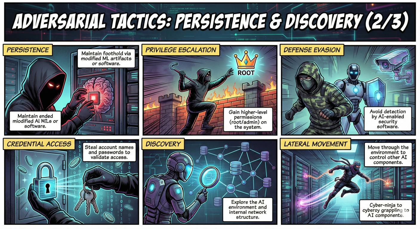 Persistence and Discovery Tactics