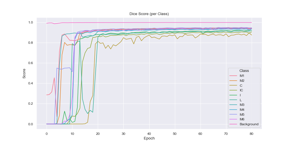 Per Class Dice Score